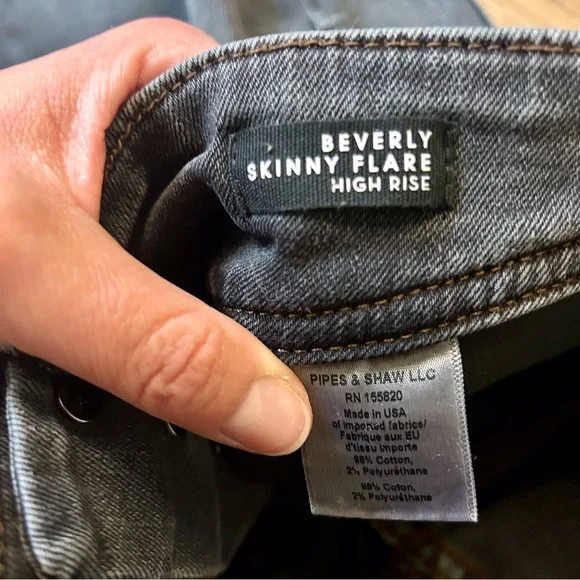 Veronica Beard Beverly Skinny Flare Jeans - Picture 6 of 12